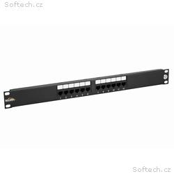 Solarix 19" Patch panel 12 x RJ45 CAT5E UTP 150 MH