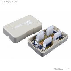 Solarix Spojovací box CAT6 UTP 8p8c LSA+, Krone, K