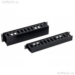 Triton 19" vyvazovací panel 1U plastový RAL9005