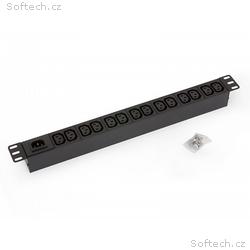 Triton 19",14xIEC0 C13, IEC C14 vstup, bez kabelu,