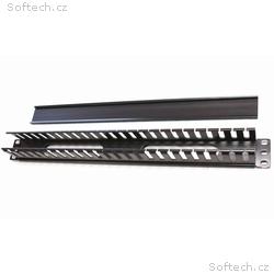 Triton 19" vyvaz. panel 2U jednostranná plast. liš