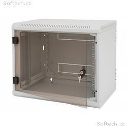 Triton 19" rozvaděč jednodílný 15U, 600mm celoskle