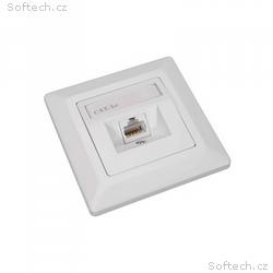Solarix Eth.Zás. CAT5E STP 1 x RJ45 pod omítku bíl