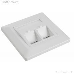 Solarix Eth.Zás. modulární pro 2 keystony pod omít