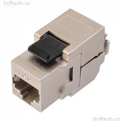 Solarix Keystone 10G CAT6A STP RJ45 černý samořezn