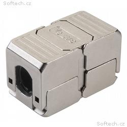 Solarix Spojka CAT6A STP SXSPJ-6A-STP-BK-SA