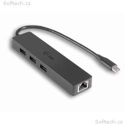 i-tec USB Slim HUB, 3 porty s Gigabyte Ethernet, n