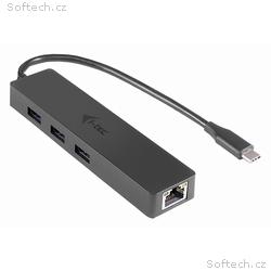 i-tec USB Slim HUB, 3 porty s Gigabyte Ethernet, n