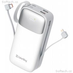 COLORWAY powerbanka, 30 000mAh, 1x USB QC3.0, USB-