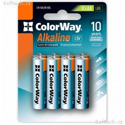 Colorway alkalická baterie AA, 1.5V, 8ks v balení,