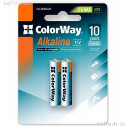 Colorway alkalická baterie AAA, 1.5V, 2ks v balení