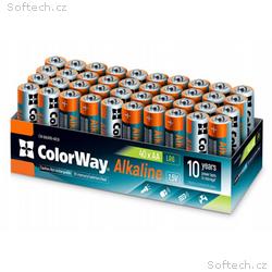 Colorway alkalická baterie AA, 1.5V, 40ks v balení