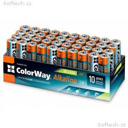 Colorway alkalická baterie AAA, 1.5V, 40ks v balen