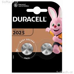 Duracell Lithiová knoflíková baterie CR2025 2 ks