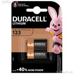 Duracell Ultra lithiová baterie CR123A 2 ks