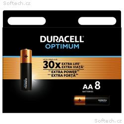 Duracell Optimum alkalická baterie 8 ks (AA)