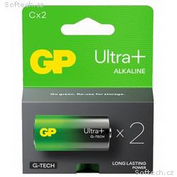 GP alkalická baterie 1,5V C (LR14) Ultra Plus 2ks