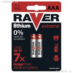 GP lithiová baterie 1,5V RAVER AAA (R03) Extreme 2