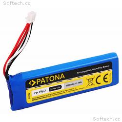 PATONA baterie pro reproduktor JBL Flip 3 3000mAh 