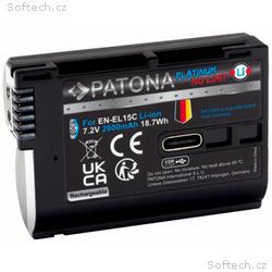 PATONA baterie pro foto Nikon EN-EL15C 2600mAh Li-