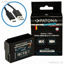 PATONA baterie pro foto Panasonic DMW-BLC12 1100mA