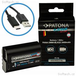 PATONA baterie pro foto Panasonic DMW-BLK22 2400mA