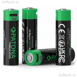 PATONA nabíjecí baterie AA, LR6 Li-Pol 2000mAh 1,5