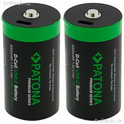 PATONA nabíjecí baterie LR20 mono D Li-lon 4000mAh