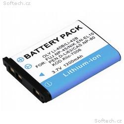TRX baterie CASIO, 1200 mAh, Casio NP80, Exilim EX