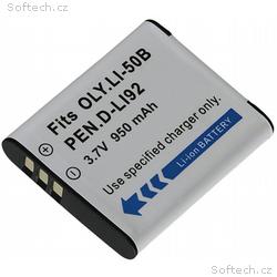 TRX baterie, 950 mAh, pro Olympus LI-50B, Pentax D