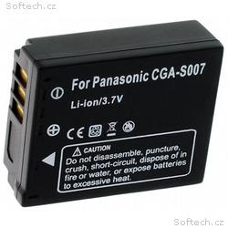 TRX baterie Panasonic, 1000 mAh, pro CGA S007E, DM