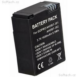 TRX baterie GoPro, 1600 mAh, pro Hero3, Hero3+, ne
