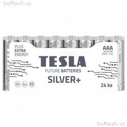 TESLA SILVER+ alkalická baterie AAA (LR03, mikrotu