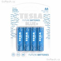 TESLA BLUE+ Zinc Carbon baterie AA (R06, tužková, 