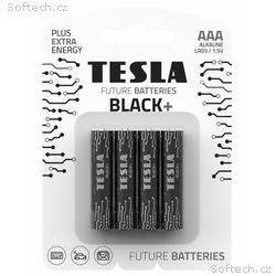 TESLA BLACK+ alkalická baterie AAA (LR03, mikrotuž