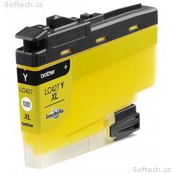 Brother originální ink LC-427XLY, yellow, 5000str.