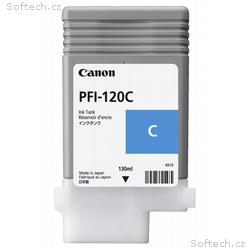 Canon inkoustová náplň PFI-120 azurová