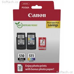 Canon inkoustová náplň PG-510, CL-511+ 4x6 Phot Pa