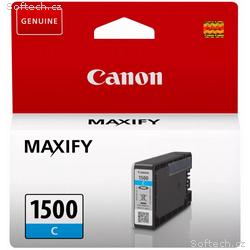 Canon inkoustová náplň PGI-1500 C azurová