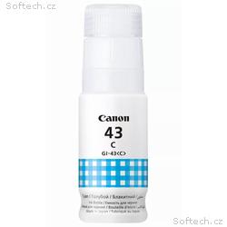 Canon inkoustová lahvička GI-43 C modrá