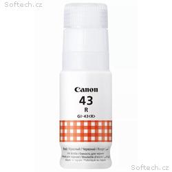 Canon inkoustová lahvička GI-43 R červená