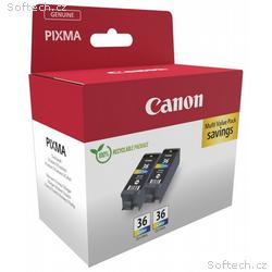 Canon inkoustová náplň CLI-36, Twin pack, barevná 