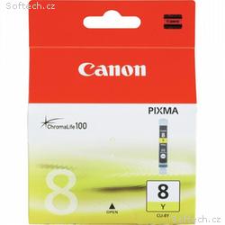 Canon inkoustová náplň CLI-8Y, žlutá