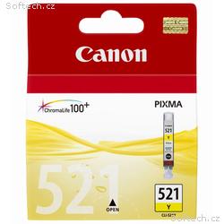 Canon inkoustová náplň CLI-521Y, žlutá