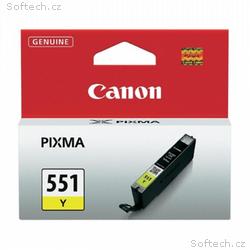 Canon inkoustová náplň CLI-551Y, žlutá