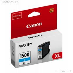 Canon inkoustová náplň PGI-1500, XL azurová