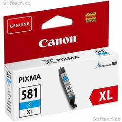Canon originální inkoustová náplň CLI-581C XL, cya