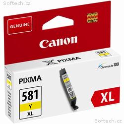 Canon originální inkoustová náplň CLI-581Y XL, žlu