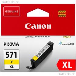 Canon inkoustová náplň CLI-571Y, XL žlutá
