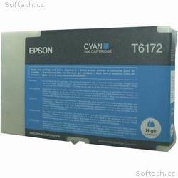 Epson inkoustová náplň, C13T617200, B500DN, azurov